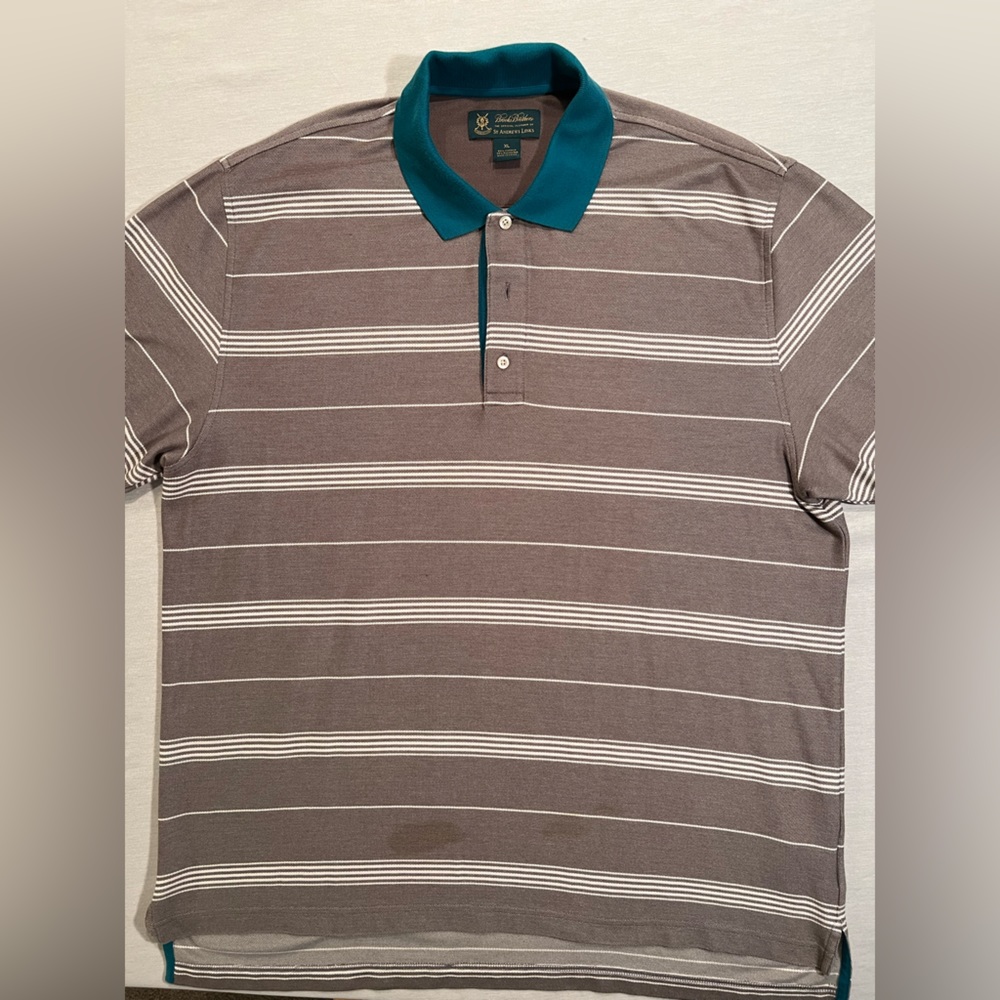 Brooks Brothers St, Andrews golf polo. XL